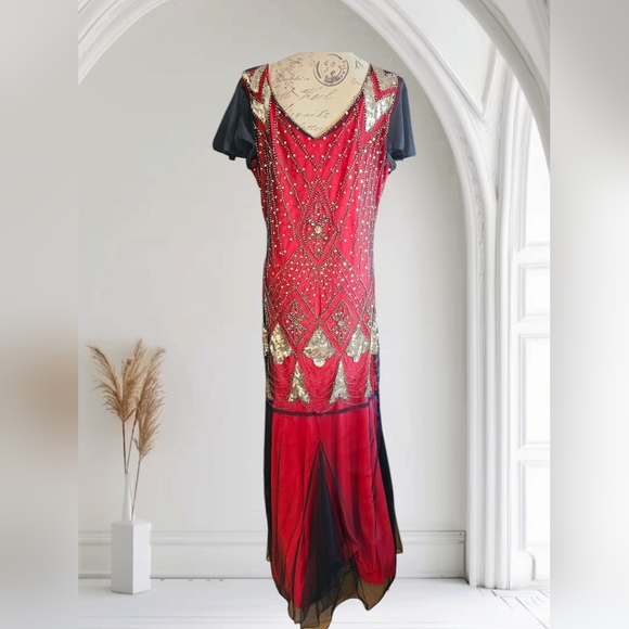 Plus size Sparkly Tulle Dress - Picture 4 of 9